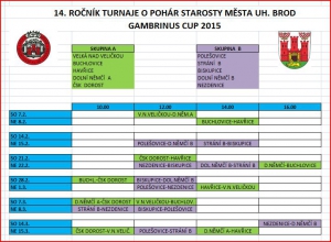 O pohár starosty města Uh. Brod - Gambrinus Cup 2015