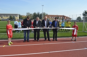 Slavnostní znovuotevření stadionu Lapač