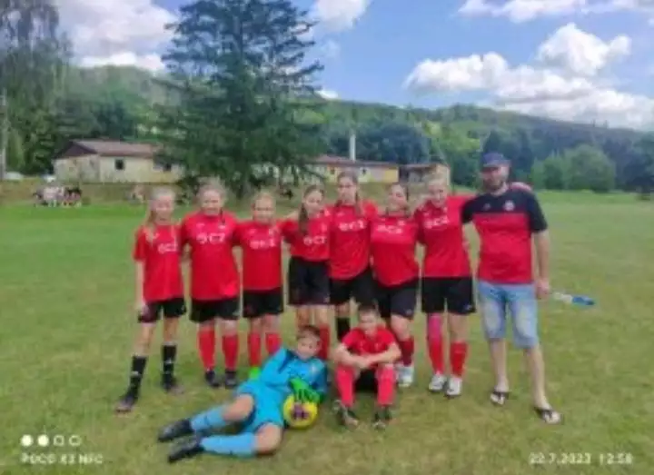 Žákyně ČSK na oslavách ve Starém Hrozenkově