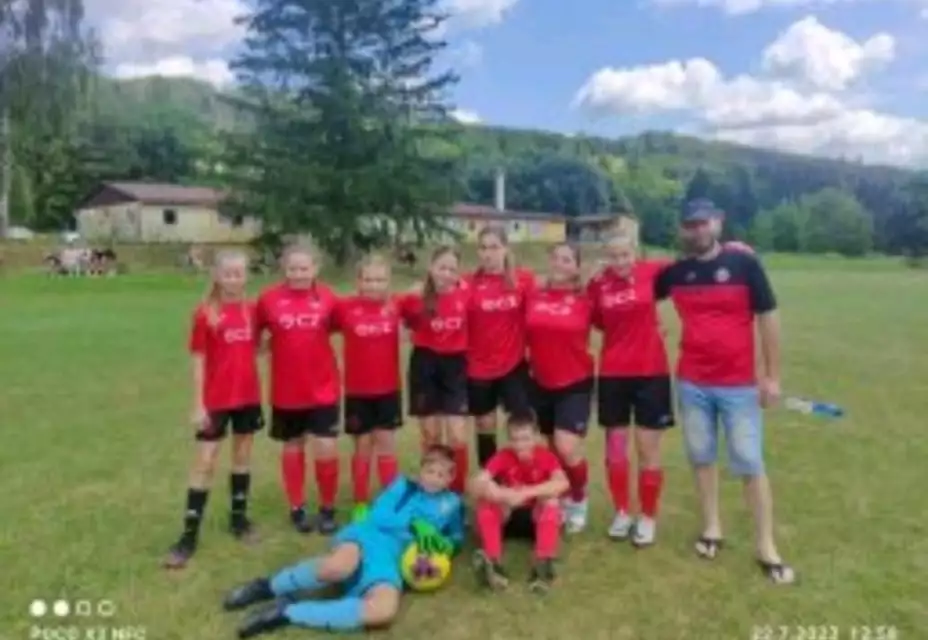 Žákyně ČSK na oslavách ve Starém Hrozenkově