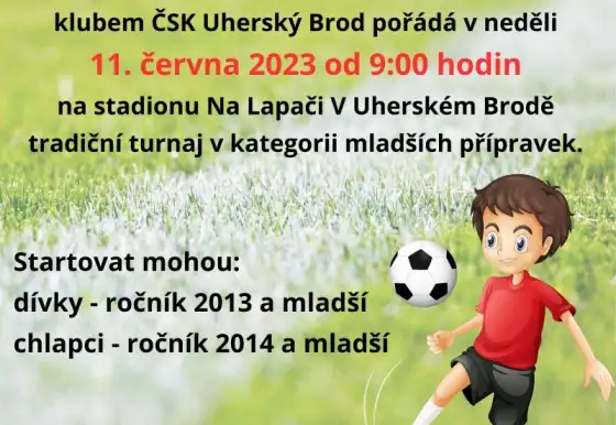 O pohár Bílých Karpat budou v Uherském Brodě bojovat přípravky